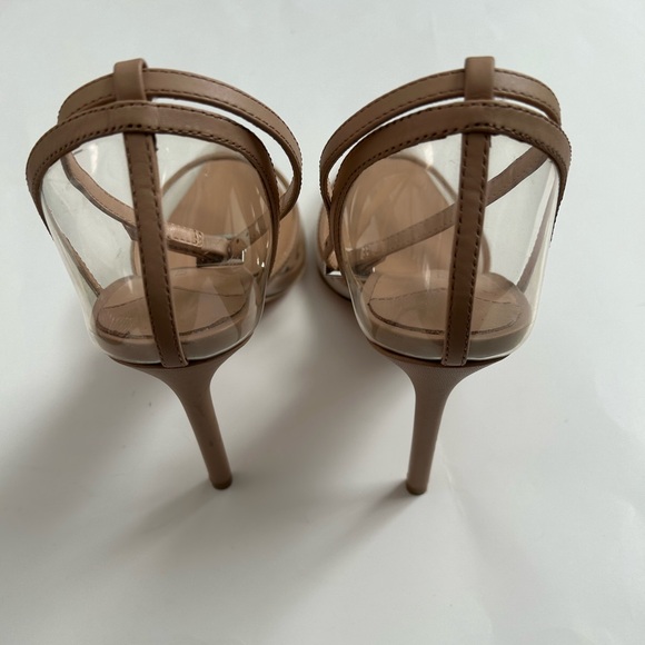 Tony bianco lisa heel sz 9 Lisa Heel in Clear Vynalite & Skin Capretto - Picture 10 of 14